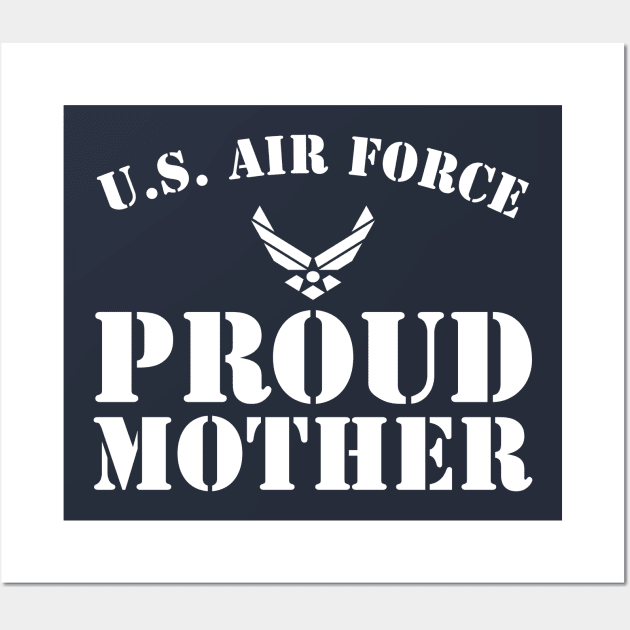 Best Gift for Army - Proud U.S. Air Force Mother Wall Art by chienthanit